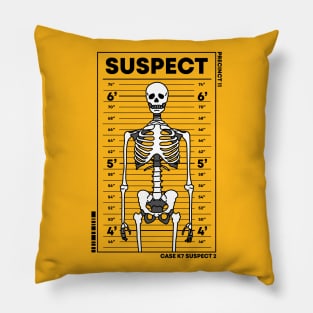 Suspect Skeleton #1 Pillow