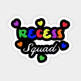 Funny Groovy School Appreciation Crew Squad Teachers Student Magnet