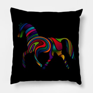 Kunst deign Perd Pillow