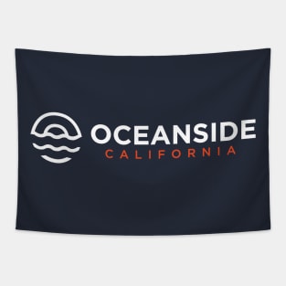 Oceanside California v3 Tapestry