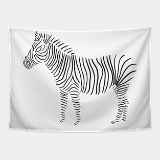 Mono zebra Tapestry