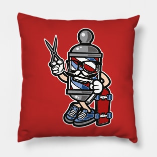 Skater Barber Pillow