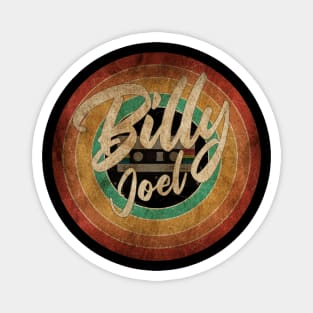 Billy Joel Vintage Circle Art Magnet