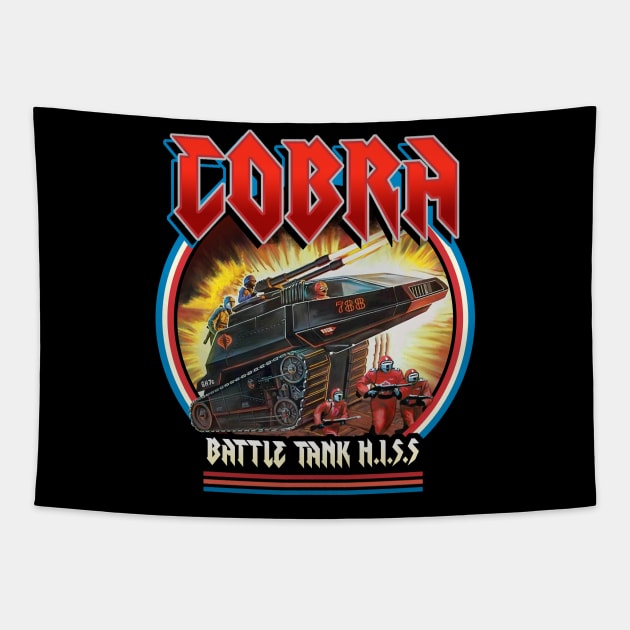 Cobra Battle Tank Tapestry by Trazzo