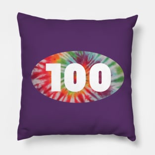 100 Mile Ultramarathon Tie Dye Ultra Pillow