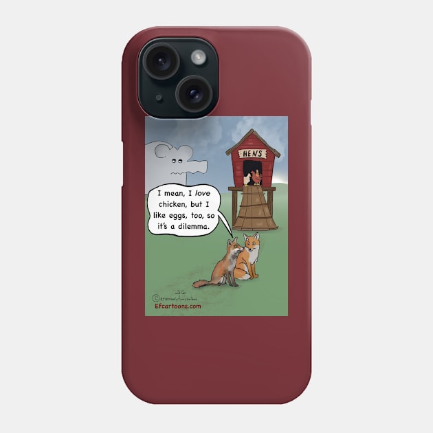 Dilemma Phone Case by Enormously Funny Cartoons