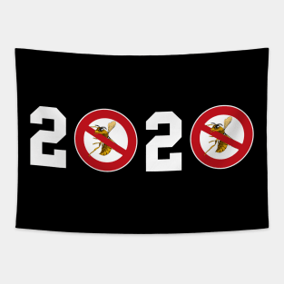 Murder Hornets 2020 Bee Invasion, Funny Class of 2020 Viral News Save the Bees Tapestry