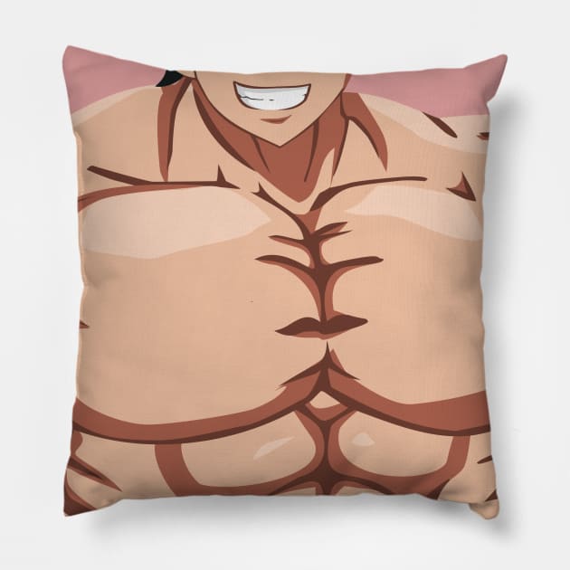 How Many Kilograms are the Dumbbells You Lift? - Machio Pose V.3 Anime Gift Pillow by Dokey4Artist