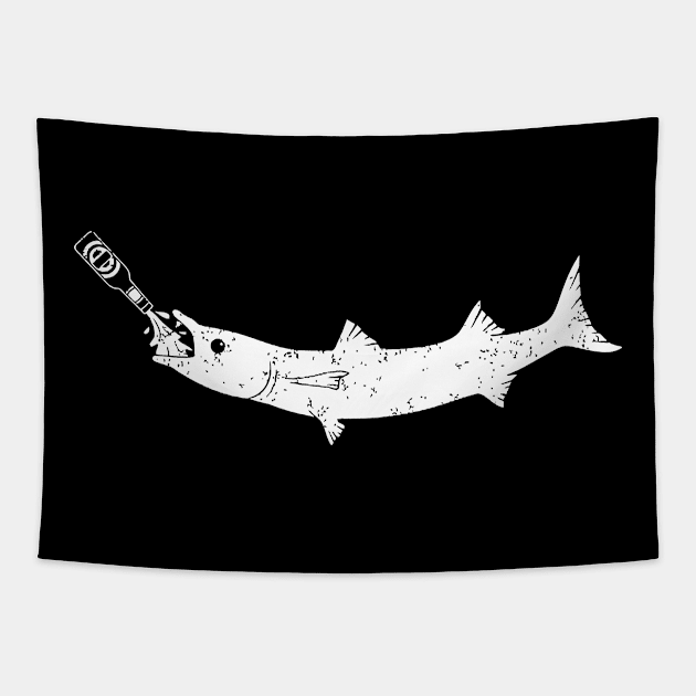 Fishing Barracuda Tapestry by Mariteas