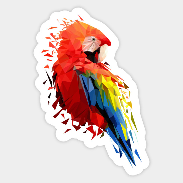 Guacamayo Macaw Sticker Teepublic Au