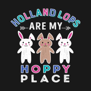 Holland Lops Bunny Shirt Rabbit Gift Animal Rescue Bunny Mom T-Shirt