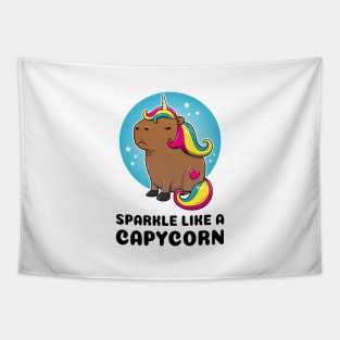 Sparkle like a capycorn Capybara Unicorn Tapestry