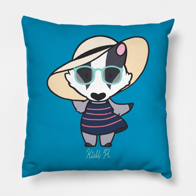 Summer Mascot Pillow by KiellR