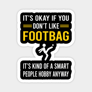 Smart People Hobby Footbag Hacky Sack Sacker Magnet