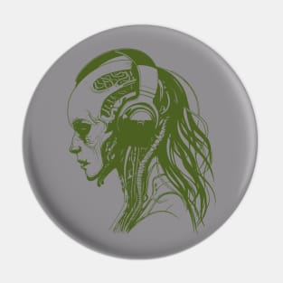 Cyborg Audiophile Pin