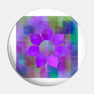 Violet Flower Power - Maps &amp; Apps Series Pin