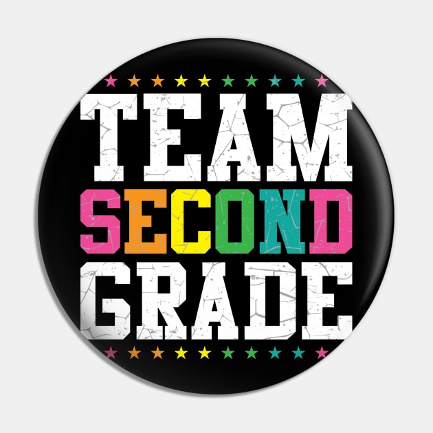 Team 2nd Second Grade - 1st Day of School Pin by ozalshirts