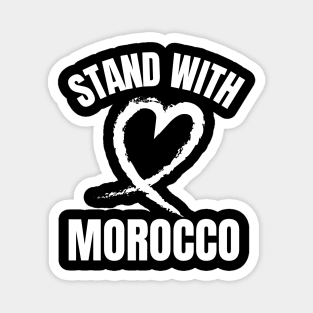 Stand with Morocco Magnet