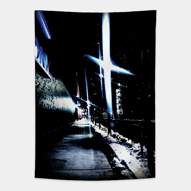 light of the street Tapestry by rclsivcreative