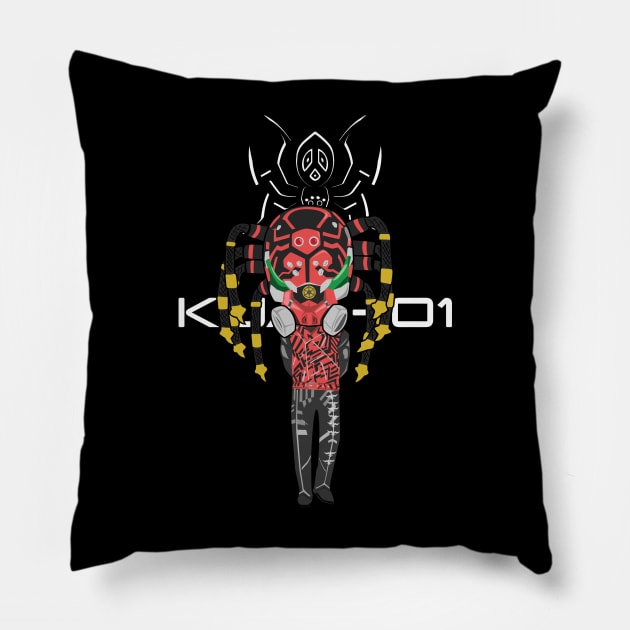 Shin Kamen Rider Kumo Aug KUA-01 Pillow by Emu Emu Ji