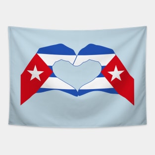 We Heart Cuba Patriot Flag Series (Double) Tapestry