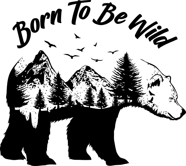 Born To Be Wild Kids T-Shirt by BullBee