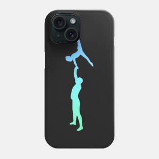 A mixed pair doing planche Phone Case