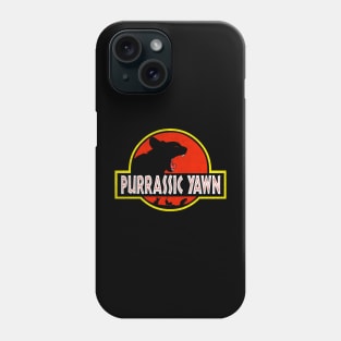 Purrassic Yawn Phone Case