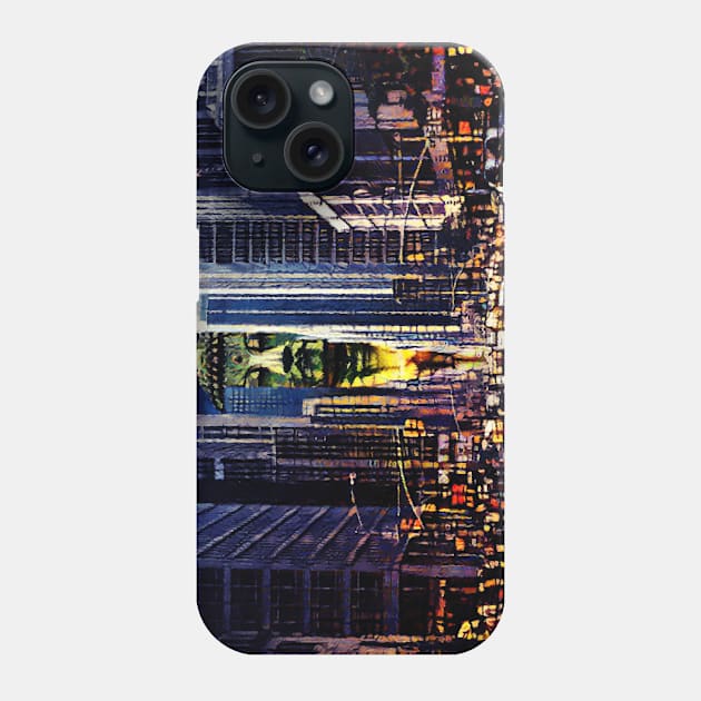 Buddha over New York streets Phone Case by AlexMir