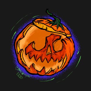 Cracked Skull Jack O’ Lantern T-Shirt