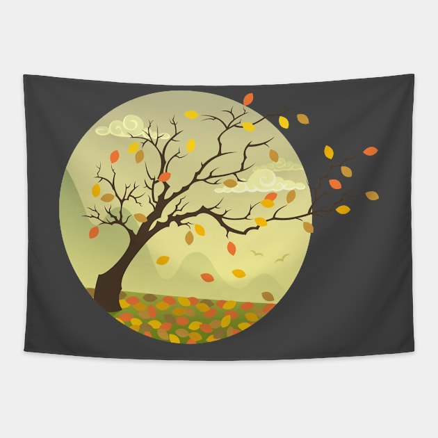 A colorful tree Tapestry by Diusse