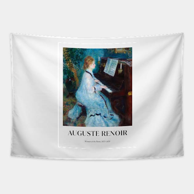 Woman at the Piano - Poster Tapestry by MurellosArt