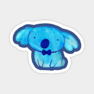 Blue Watercolor Koala Magnet