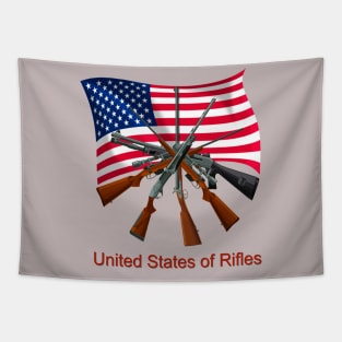 United States of Rifles Tapestry