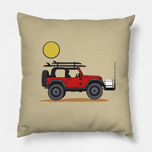 Beach Wrangler Pillow