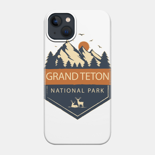Grand Teton National Park - Grand Teton National Park - Phone Case