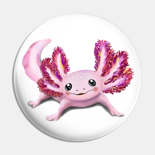 Little Axolotl No Text Pin