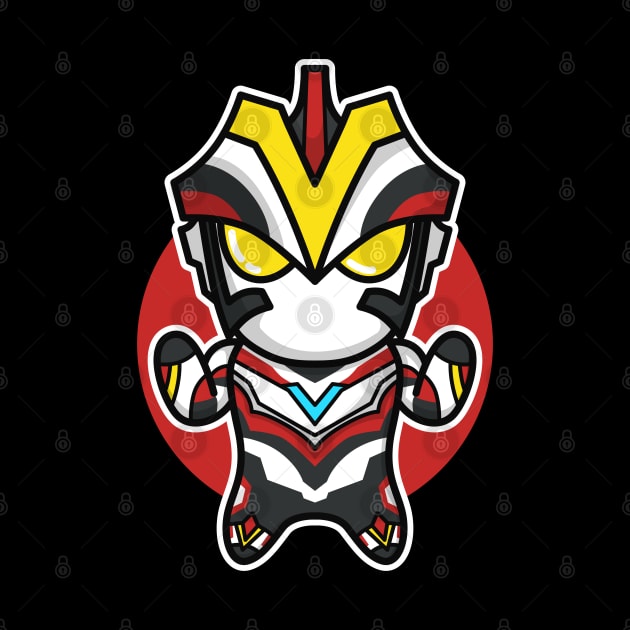 Ultraman Victory Chibi Style Kawaii by The Toku Verse