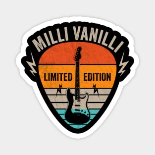 Vintage Milli Name Guitar Pick Limited Edition Birthday Magnet