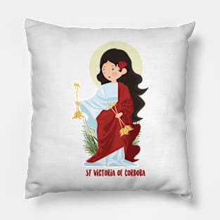 Santa Victoria de Córdoba Pillow