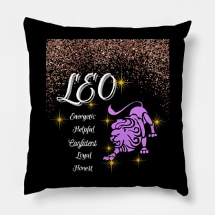 Leo ♌🦁 Zodiac Sign Astrology Tshirt Pillow