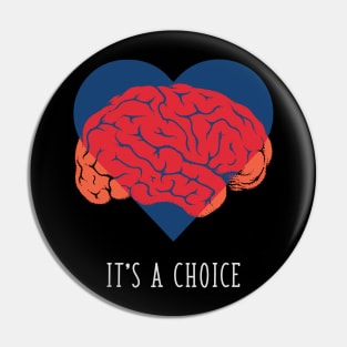 Heart and Brain Pin