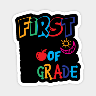 first day of kindercarten grade Magnet