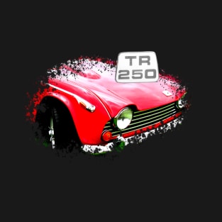 Triumph TR250 1960s British classic car elements with badge T-Shirt