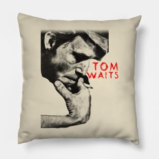 tom waits visual art Pillow