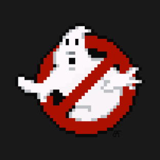 Ghostbusters pixel logo T-Shirt