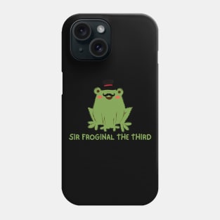 Frog Art - Sir Froginal The Third Phone Case