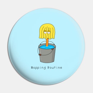 mop and a bucket Pin