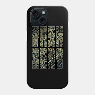 Tashkent, Uzbekistan City Map Typography - Summer Phone Case