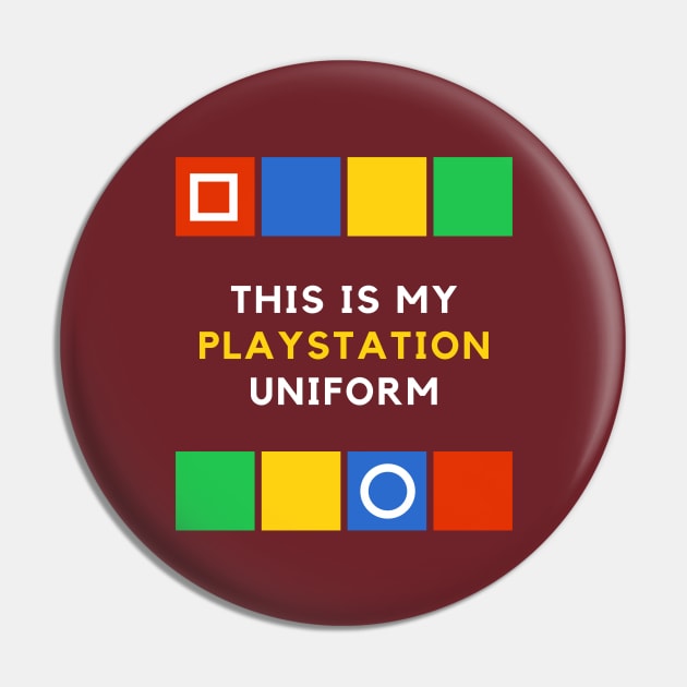 My Playstation Uniform Pin by Lore Vendibles